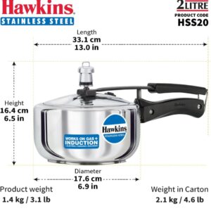 Hawkins 2 Ltr Pressure cooker
