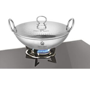 Shri & Sam heavy gauge Hammered kadai 22 cm