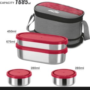 Milton triple decker lunch box