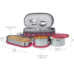 Milton corporate lunch Box (red)