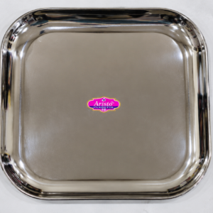 Aristo Stainless Steel Square Plate (23.5 x 23.5 x 2 cm)
