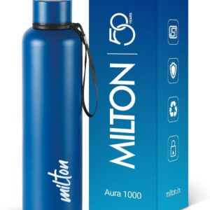Milton Aura 1000 Stainless Steel Water Bottle – 1000 ml